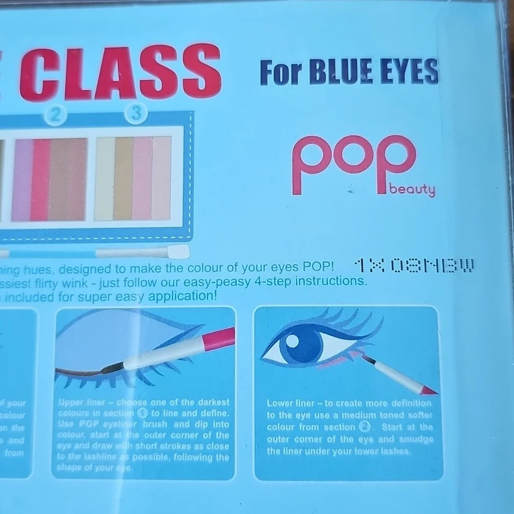 Vintage Pop Beauty Blue Eyes Eyeshadow Palette - Collector's Item - Never Used
